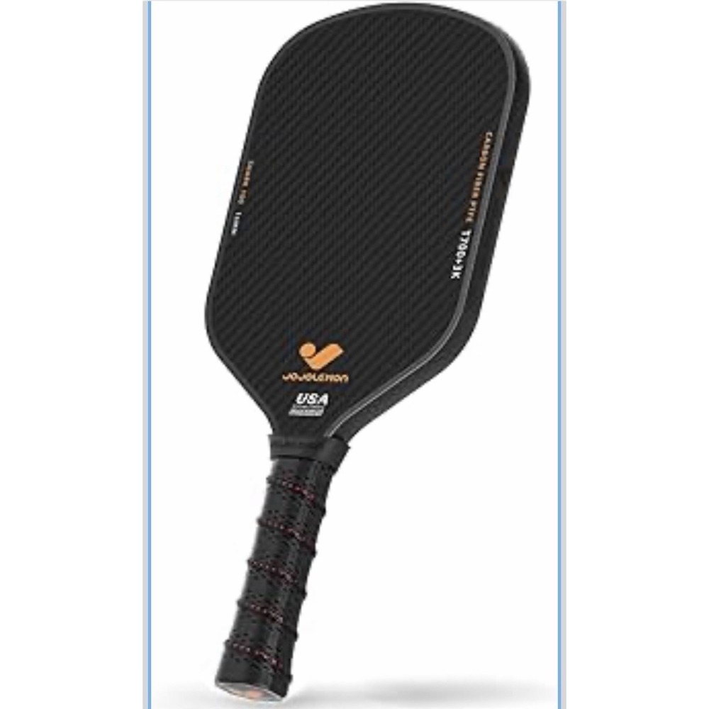 Jojolemon Pickleball Paddle SHARK 100 - 16mm T700 3K Carbon Fiber - Black